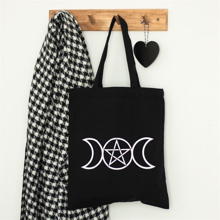 Triple Moon Polycotton Tote Bag - Scents & Gifts UK
