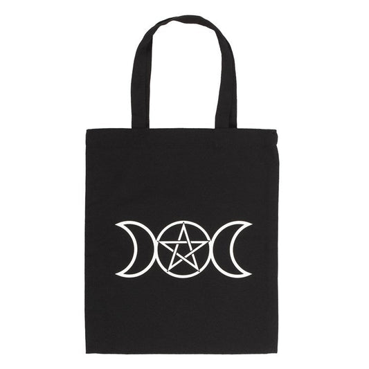 Triple Moon Polycotton Tote Bag - Scents & Gifts UK