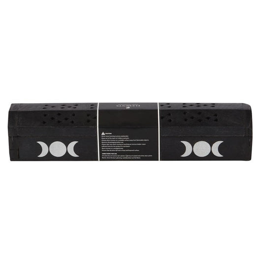 Triple Moon Wooden Sage Incense Box Set - Scents & Gifts UK