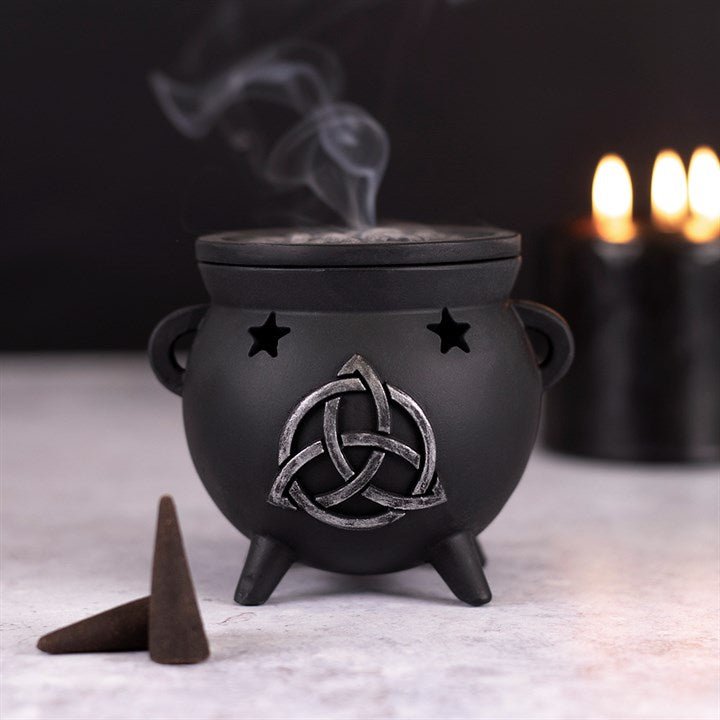 Triquetra Cauldron Incense Cone Holder - Scents & Gifts UK