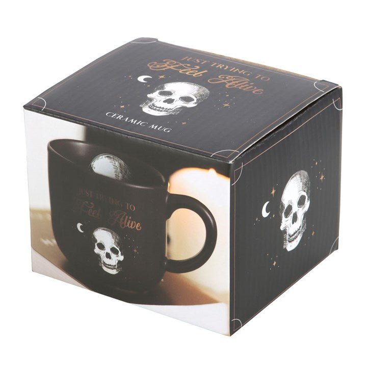 Trying To Feel Alive Mug - Scents & Gifts UK