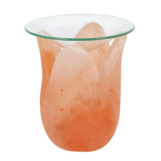 Tulip Shaped Himalayan Salt Oil Burner - Scents & Gifts UK