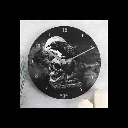 Alchemy Poe's Raven Clock