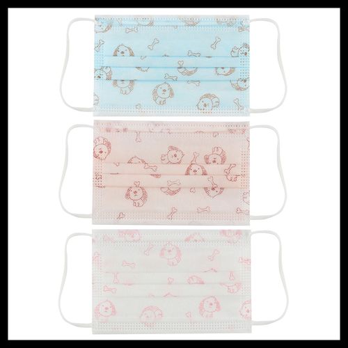 Set of 50 Kids Patterned Face Coverings