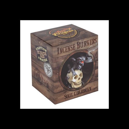 Black Dragon Incense Cone Burner by Anne Stokes