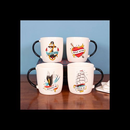 I Refuse To Sink Tattoo Ship Mug