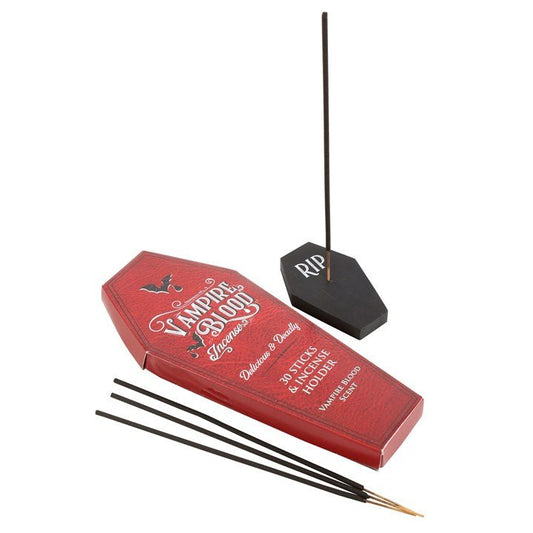 Vampire Blood Incense Sticks and Coffin Holder - Scents & Gifts UK
