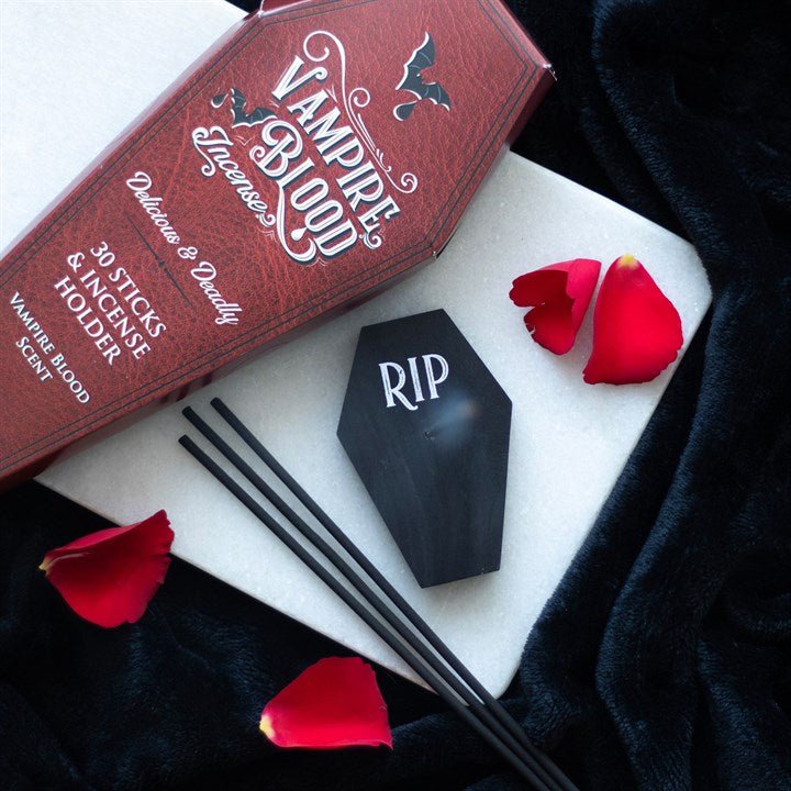 Vampire Blood Incense Sticks and Coffin Holder - Scents & Gifts UK