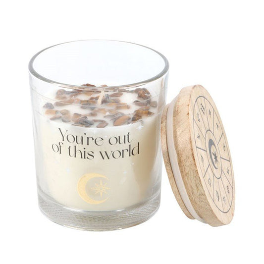 Vanilla Stardust Crystal Chip Candle - Scents & Gifts UK