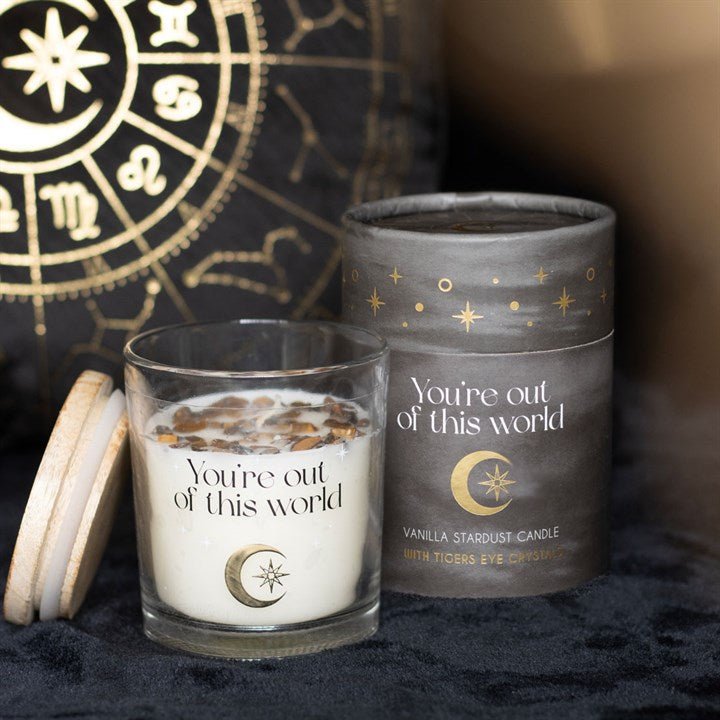 Vanilla Stardust Crystal Chip Candle - Scents & Gifts UK
