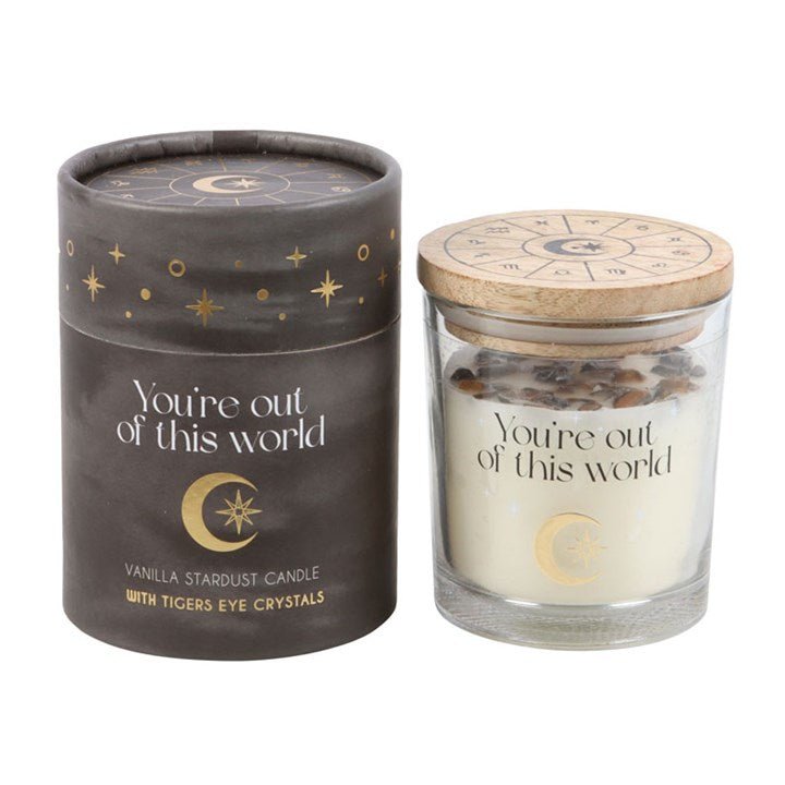Vanilla Stardust Crystal Chip Candle - Scents & Gifts UK