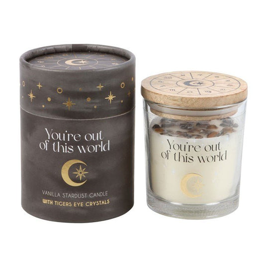 Vanilla Stardust Crystal Chip Candle - Scents & Gifts UK