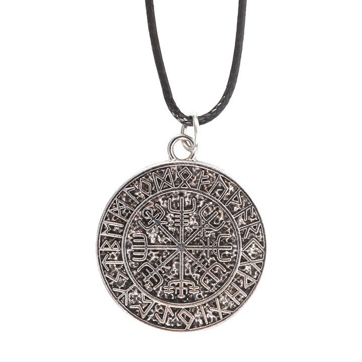 Vegvisir Viking Compass Viking Cord Necklace - Scents & Gifts UK