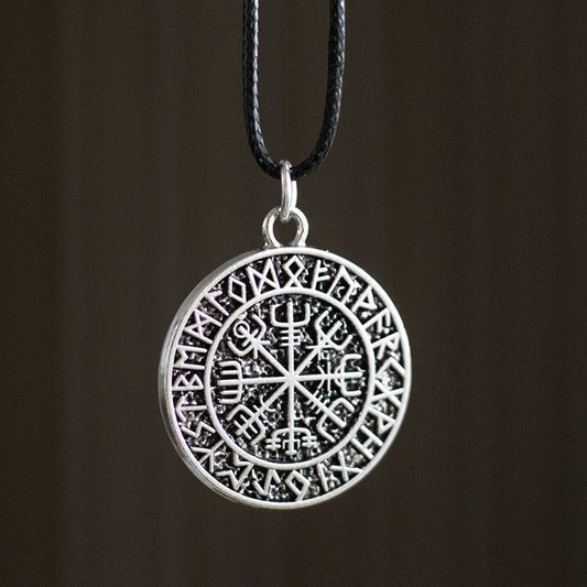 Vegvisir Viking Compass Viking Cord Necklace - Scents & Gifts UK