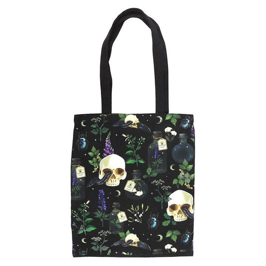 Venom & Vines Print Polycotton Tote Bag - Scents & Gifts UK