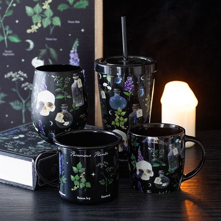 Venom & Vines Print Tumbler with Straw - Scents & Gifts UK