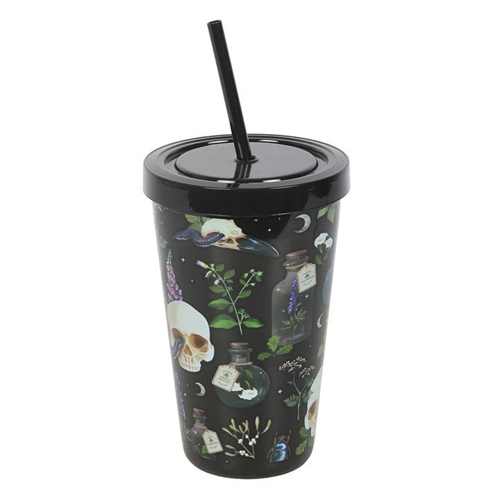 Venom & Vines Print Tumbler with Straw - Scents & Gifts UK