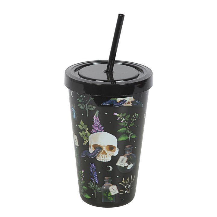 Venom & Vines Print Tumbler with Straw - Scents & Gifts UK