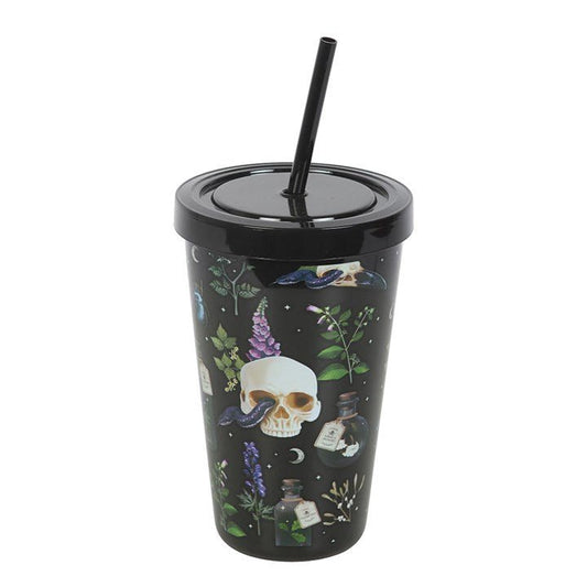 Venom & Vines Print Tumbler with Straw - Scents & Gifts UK