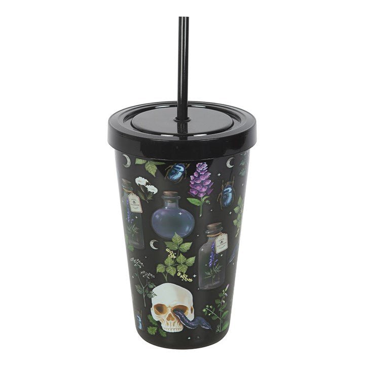 Venom & Vines Print Tumbler with Straw - Scents & Gifts UK