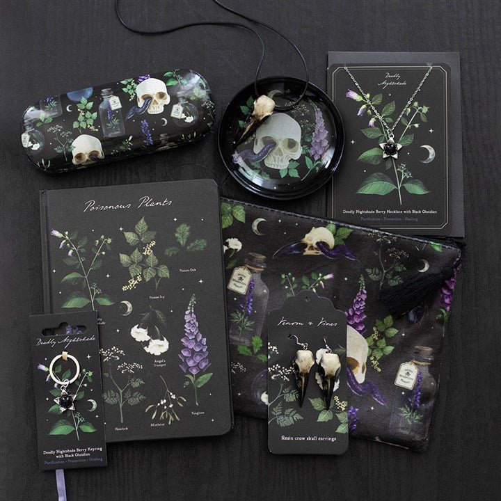 Venom & Vines Skull Trinket Dish - Scents & Gifts UK