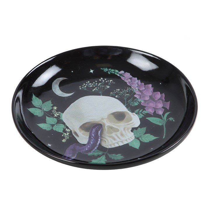 Venom & Vines Skull Trinket Dish - Scents & Gifts UK