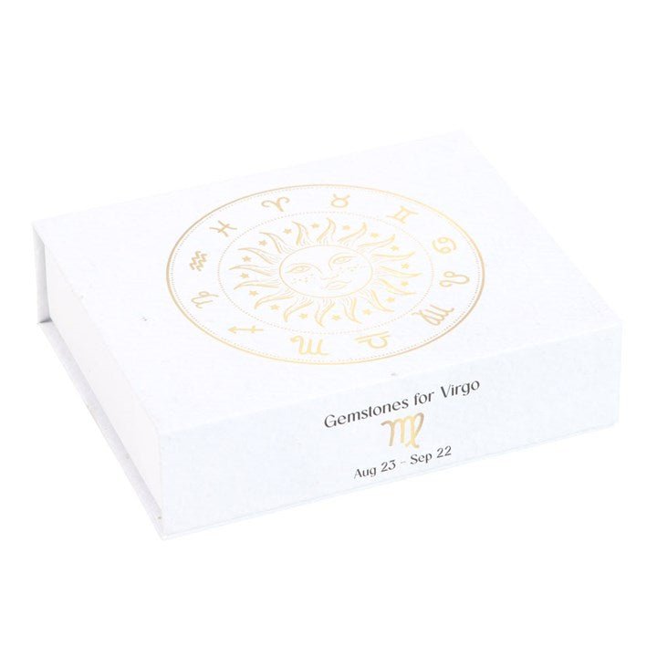 Virgo Crystal Tumblestone Set - Scents & Gifts UK
