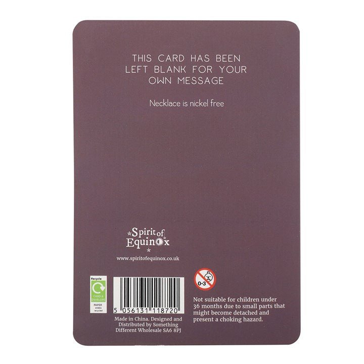 Virgo Zodiac Necklace Card - Scents & Gifts UK