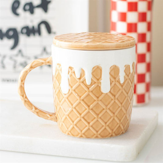 Waffle Mug and Coaster Set - Scents & Gifts UK
