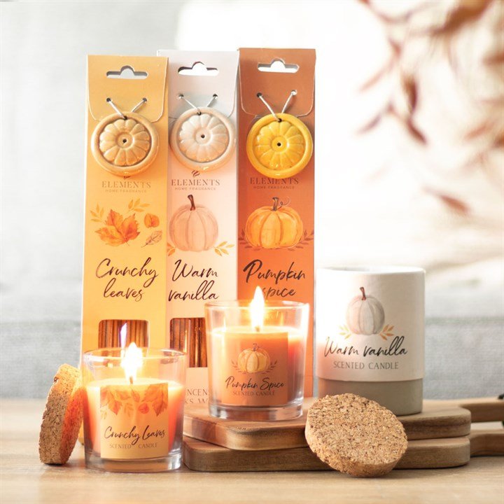 Warm Vanilla Autumn Candle - Scents & Gifts UK