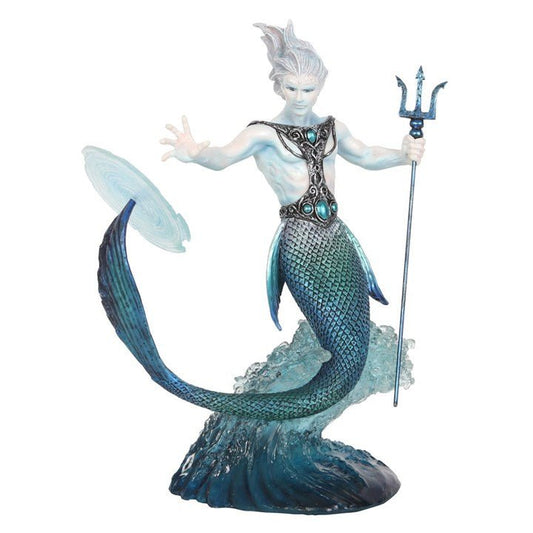 Water Elemental Wizard Figurine by Anne Stokes - Scents & Gifts UK