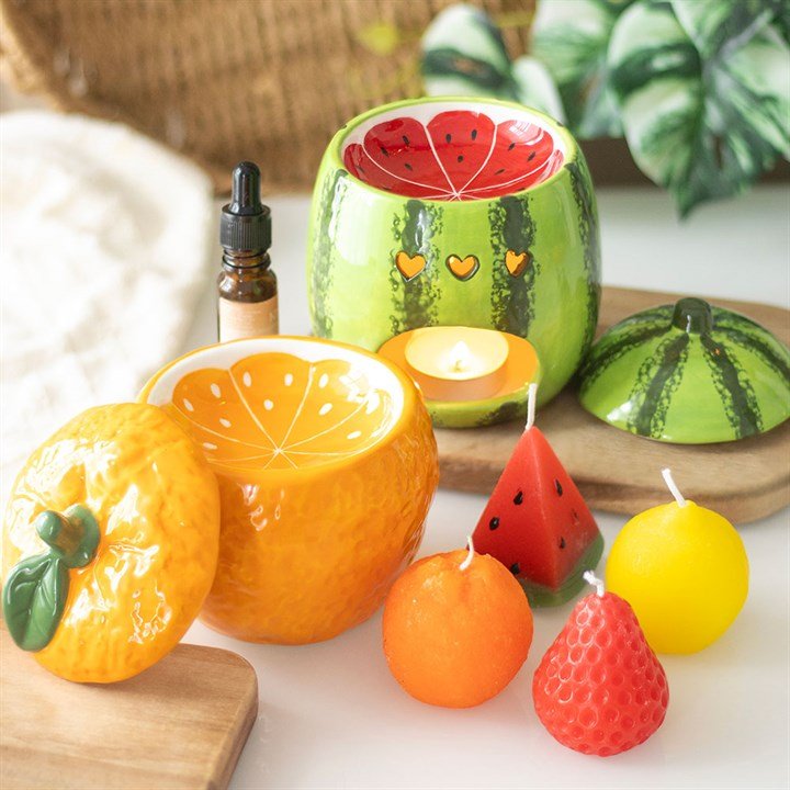 Watermelon Oil Burner and Wax Warmer - Scents & Gifts UK