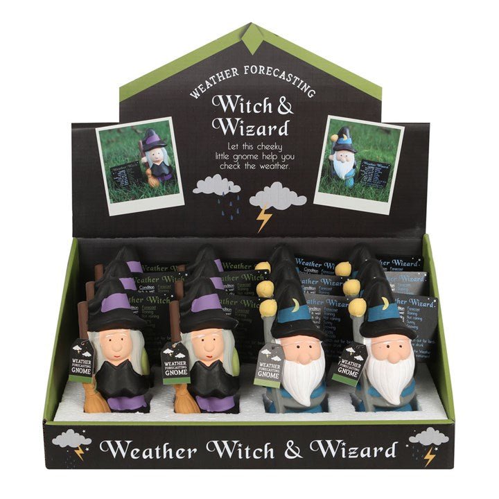 Weather Forecasting Witch and Wizard Display - Scents & Gifts UK