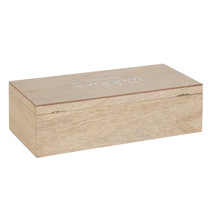 Wedding Memories Hinged Memento Box - Scents & Gifts UK