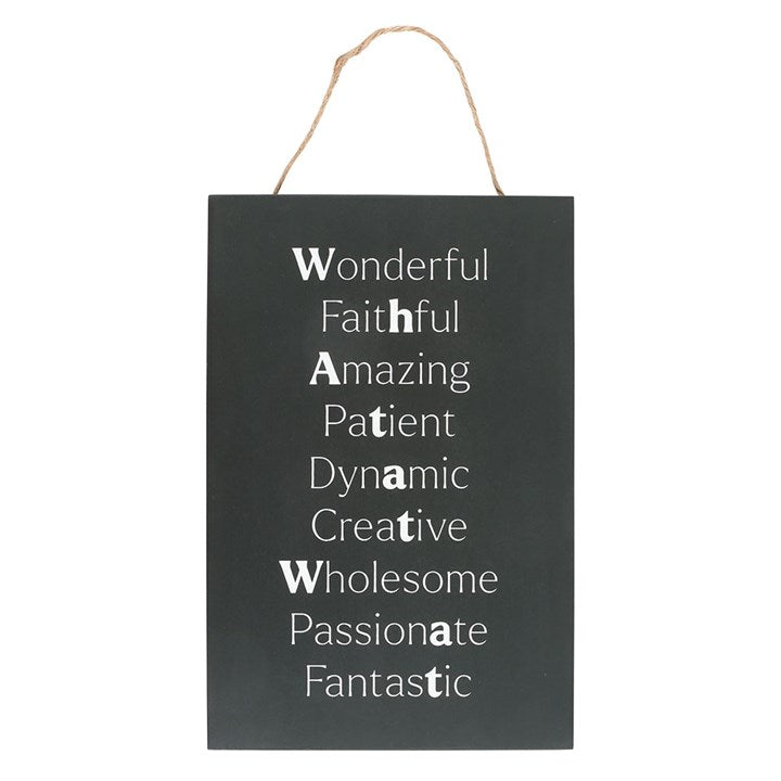 What a Tw*t Sweary Hanging Sign - Scents & Gifts UK