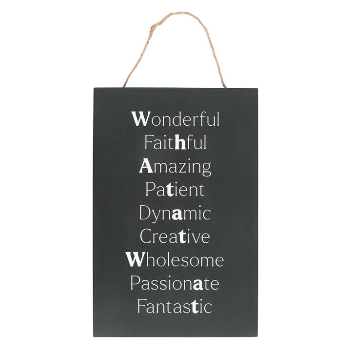 What a Tw*t Sweary Hanging Sign - Scents & Gifts UK