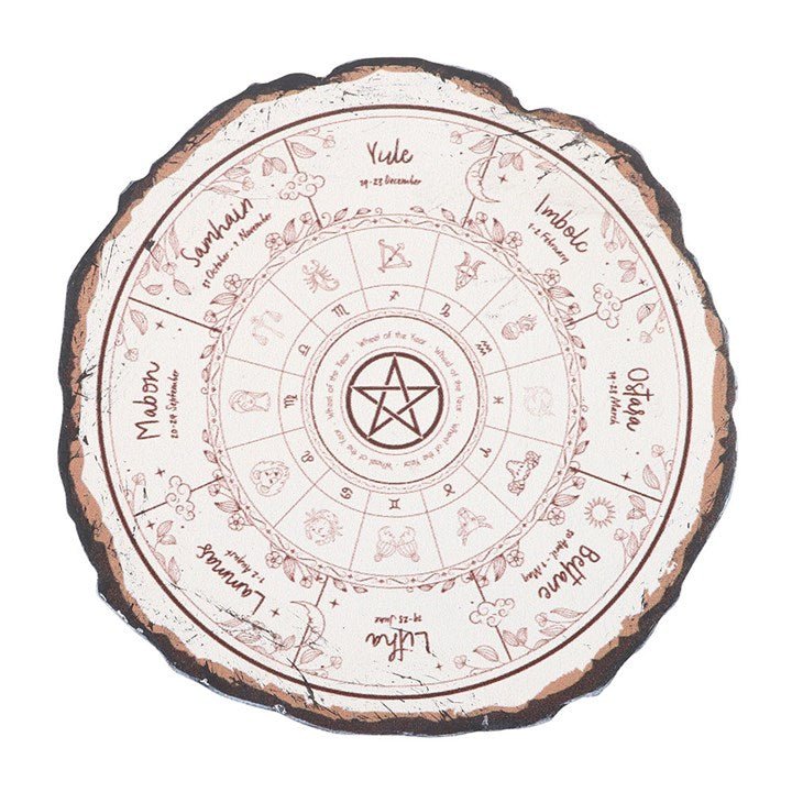 Wheel of the Year Coaster Set - Scents & Gifts UK