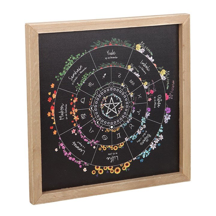 Wheel of the Year Framed Wall Art Print - Scents & Gifts UK