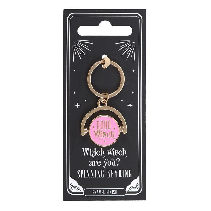 Which Witch Are You Spinning Keyring - Scents & Gifts UK