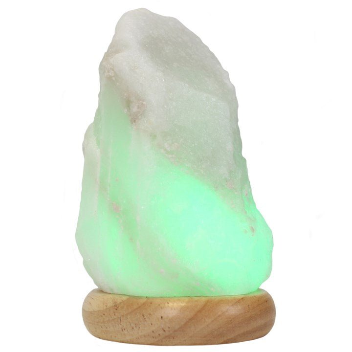 White Colour Changing USB Salt Lamp - Scents & Gifts UK