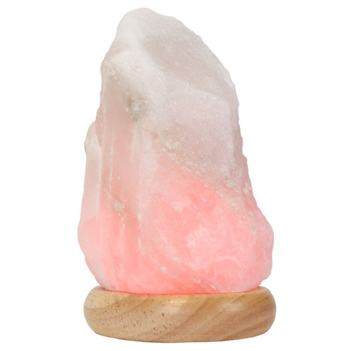 White Colour Changing USB Salt Lamp - Scents & Gifts UK