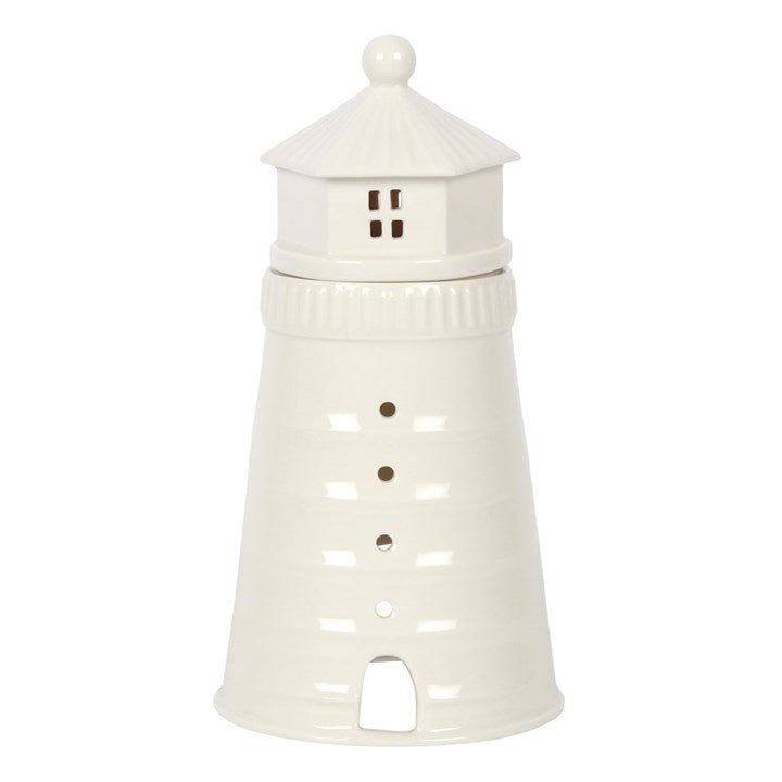 White Lighthouse Oil Burner - Scents & Gifts UK