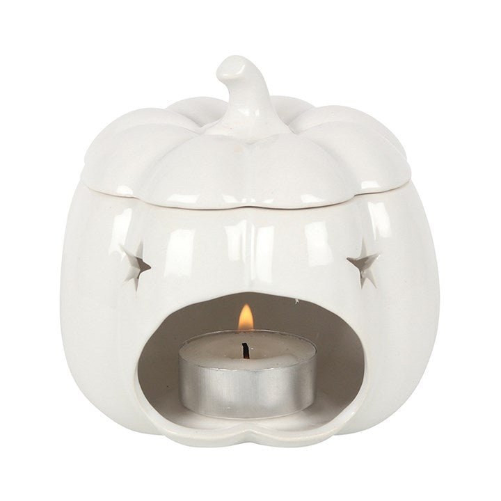 White Pumpkin Oil Burner - Scents & Gifts UK