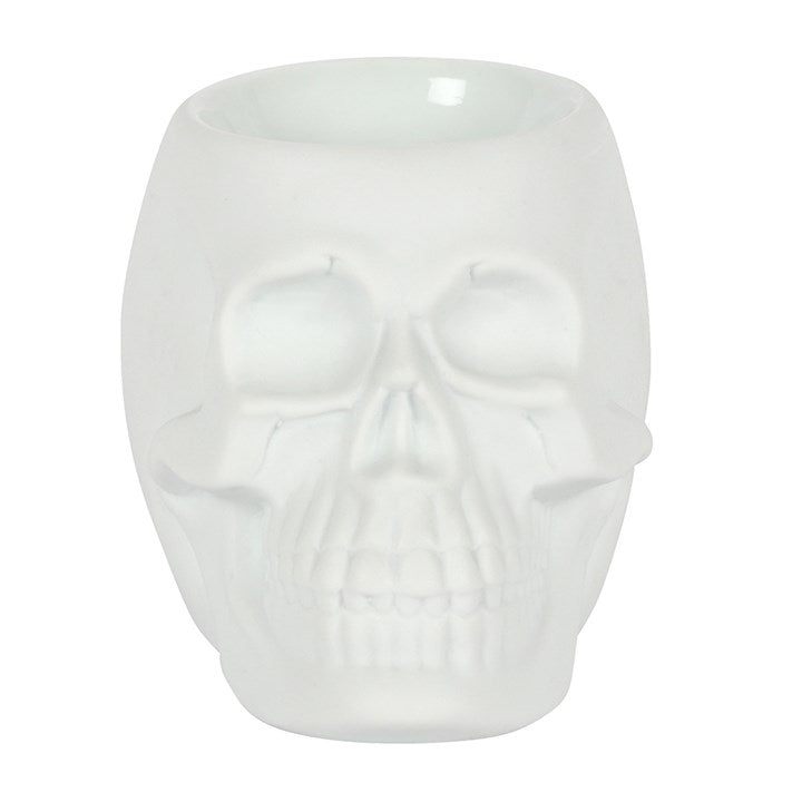 White Skull Oil Burner - Scents & Gifts UK