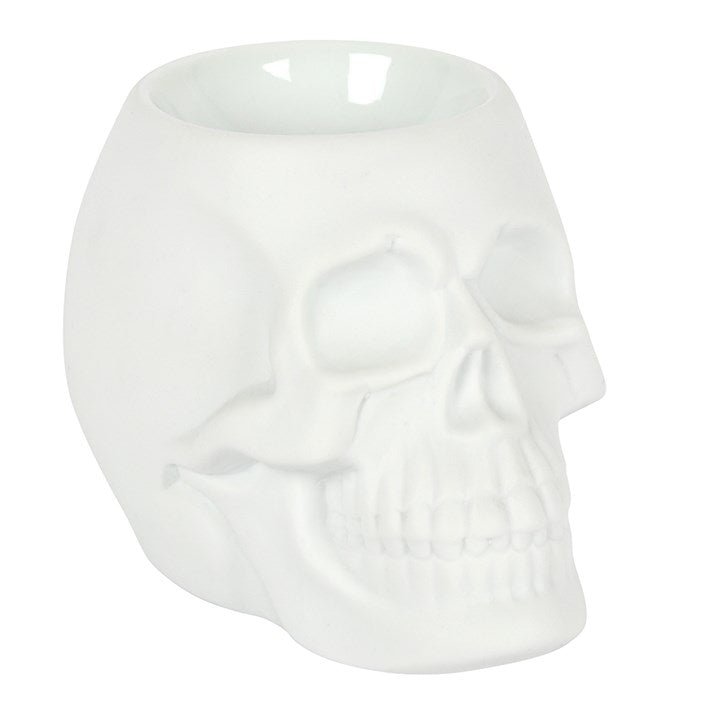 White Skull Oil Burner - Scents & Gifts UK