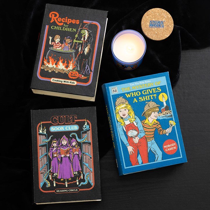 Who Gives a Shit Book Shaped Storage Box by Steven Rhodes - Scents & Gifts UK