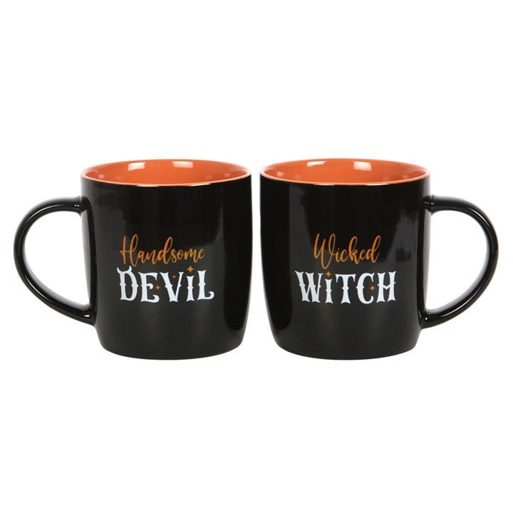 Wicked Witch and Handsome Devil Couples Mug Set - Scents & Gifts UK