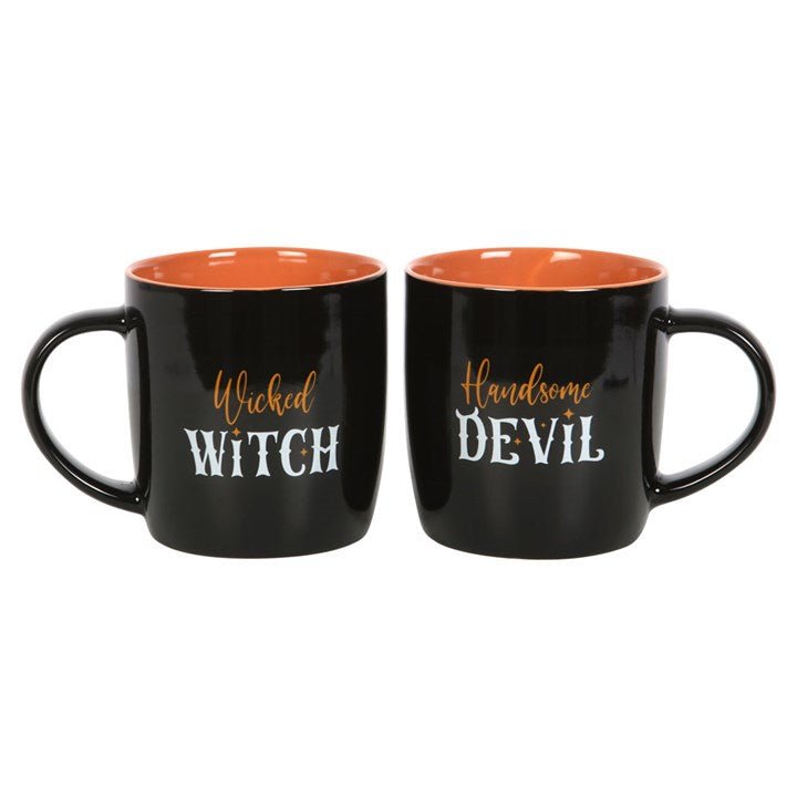Wicked Witch and Handsome Devil Couples Mug Set - Scents & Gifts UK