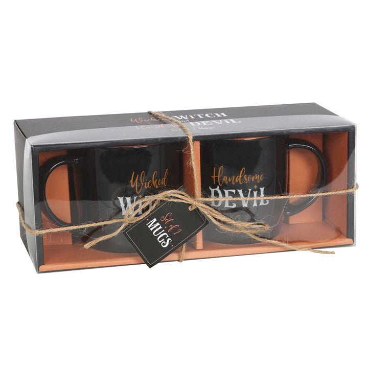 Wicked Witch and Handsome Devil Couples Mug Set - Scents & Gifts UK