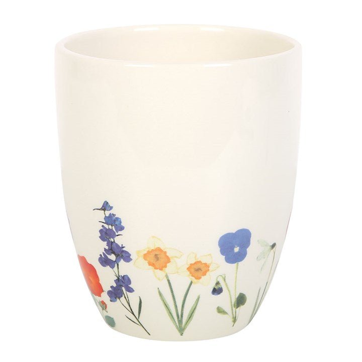 Wildflower Ceramic Plant Pot - Scents & Gifts UK